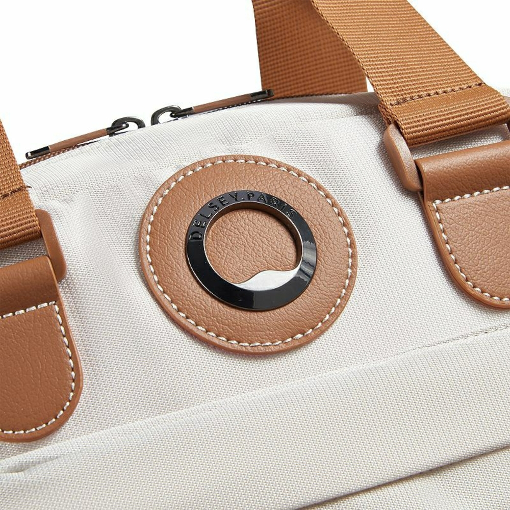 Elegant White and Tan Backpack - Picture 6 of 8